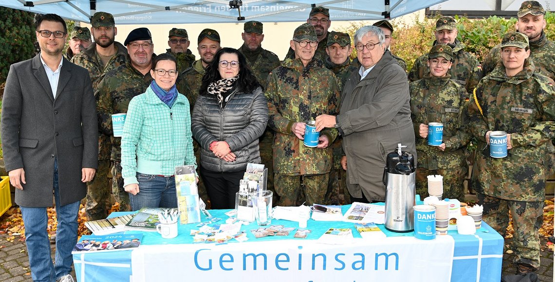 Am Stand konnten sich Interessierte informieren 